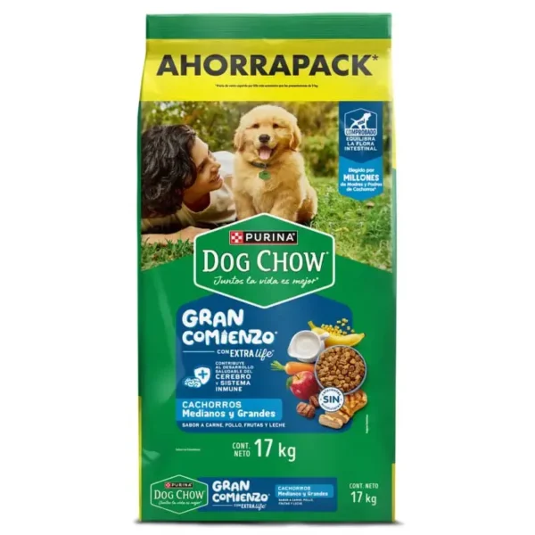 DOG CHOW GRAN COMIENZO CHACHORROS X 17KG