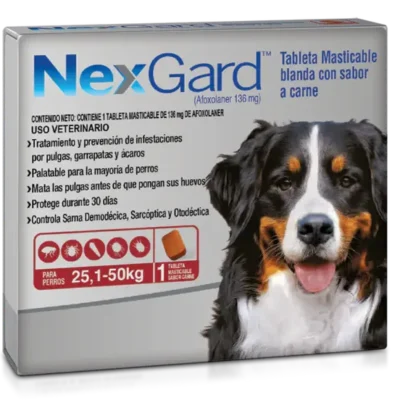 NEXGARD DE 25 A 50KG