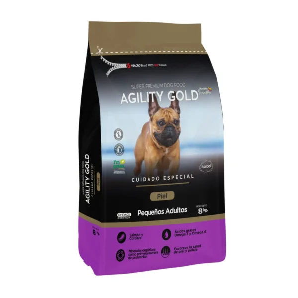 AGILITY GOLD PIEL PEQUEÑOS ADULTOS