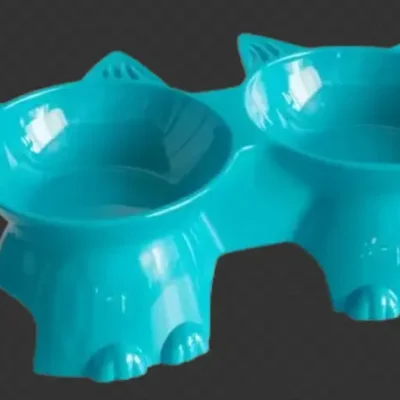 COMEDERO DOBLE BASE PARA GATO