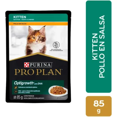 PRO PLAN KITTEN POLLO POUCH X 85GR