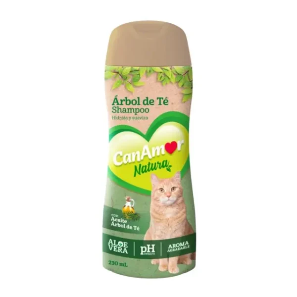 SHAMPOO CAN AMOR ARBOL DE TE 230ML GATOS