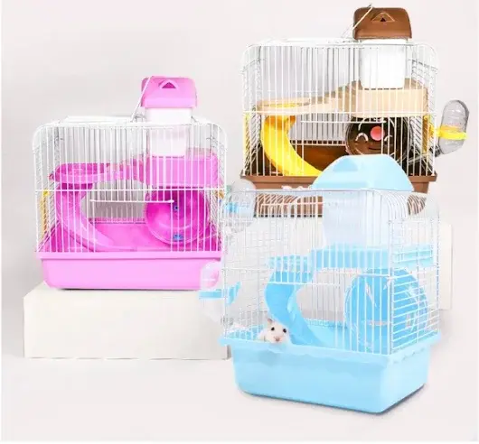 casaa (1) CASA PARA HAMSTER CON RODADERO Y RUEDA